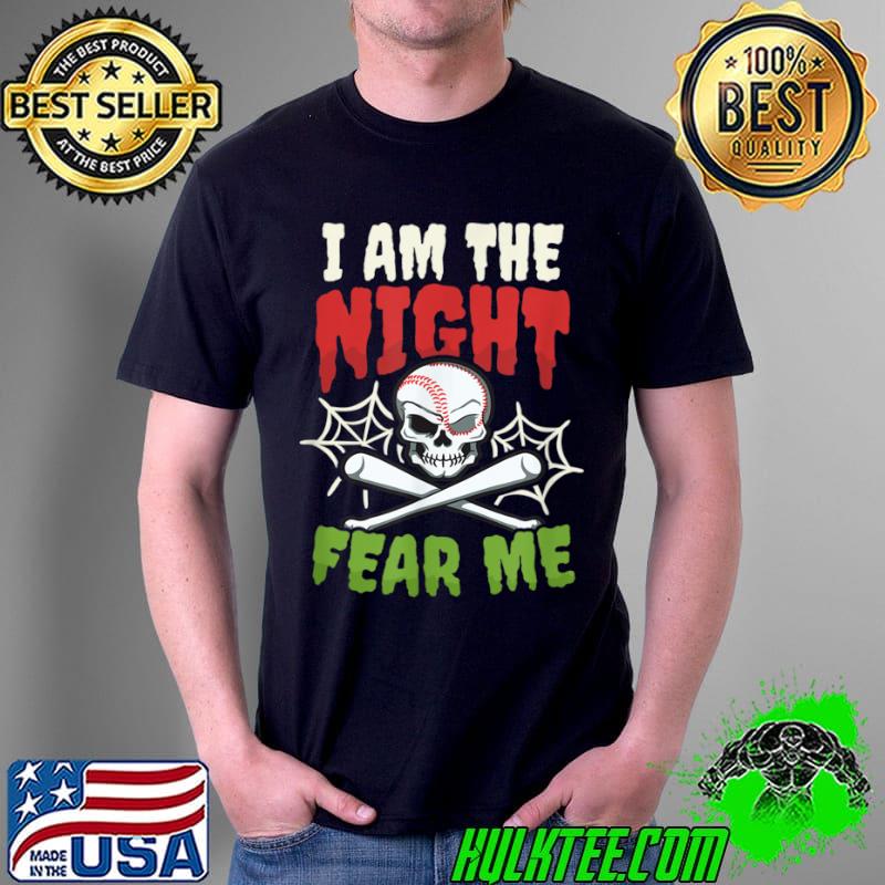 I Am The Night Design Halloween Baseball Shirt Unisex I Am The Night Design Halloween Baseball Shirt Unisex