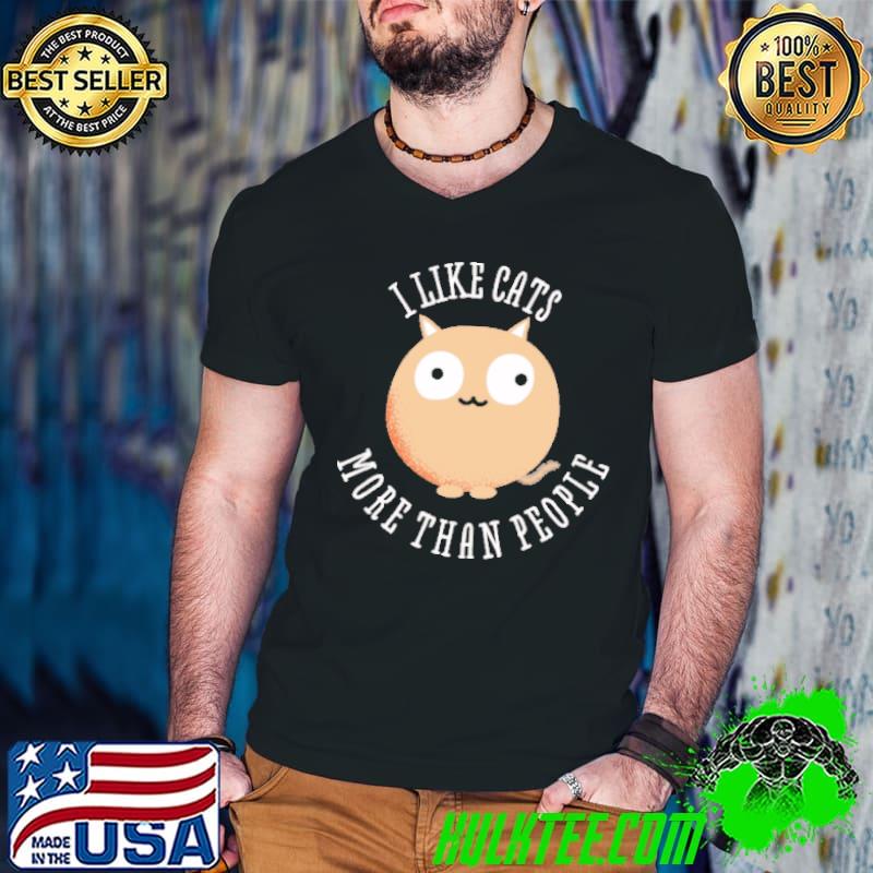 I Like Cats More Than People Shirt Guys V Neck I Like Cats More Than People Shirt Guys V Neck