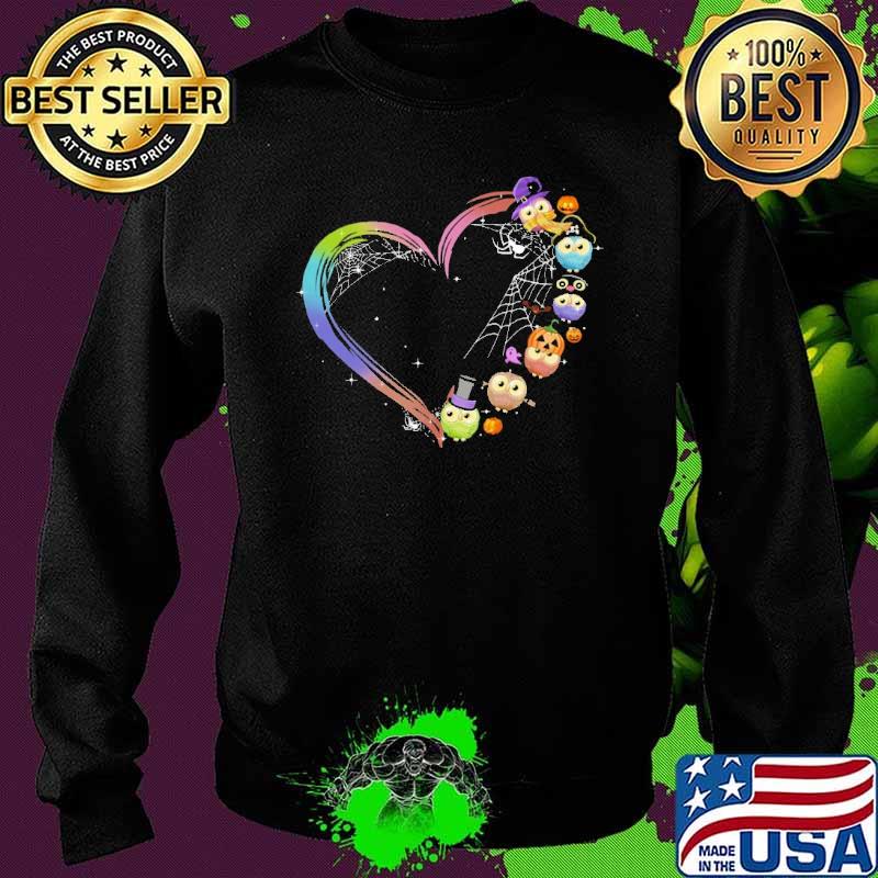 I Love Owls Heart Witch halloween Shirt Sweater I Love Owls Heart Witch halloween Shirt Sweater