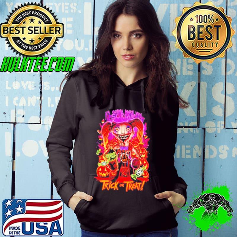 I’m gonna make you scream trick or treat shirt