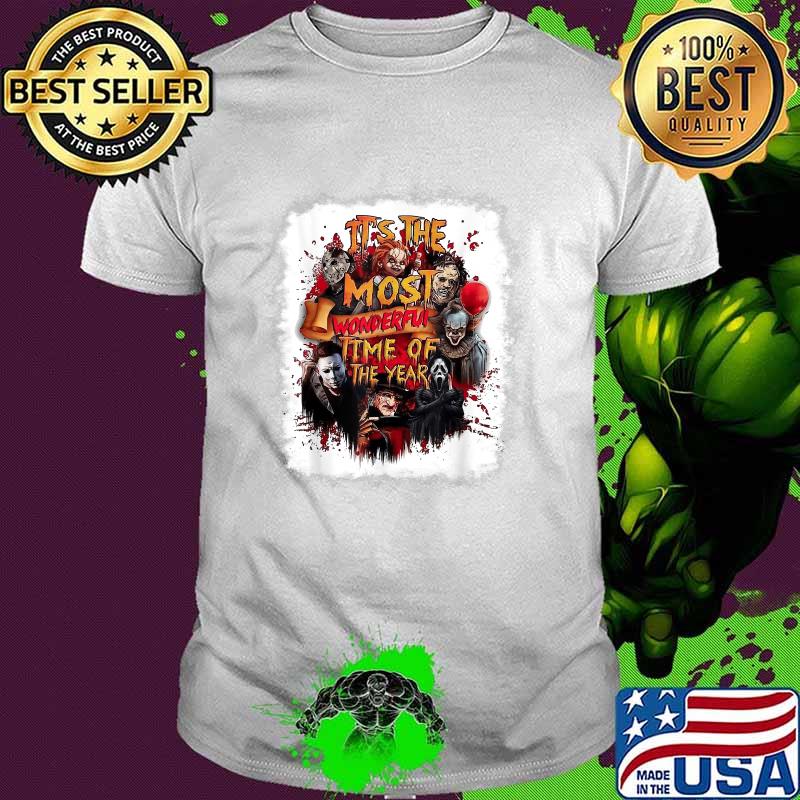 It's The Most Wonderful Time Of The Year Horror Halloween T-Shirt