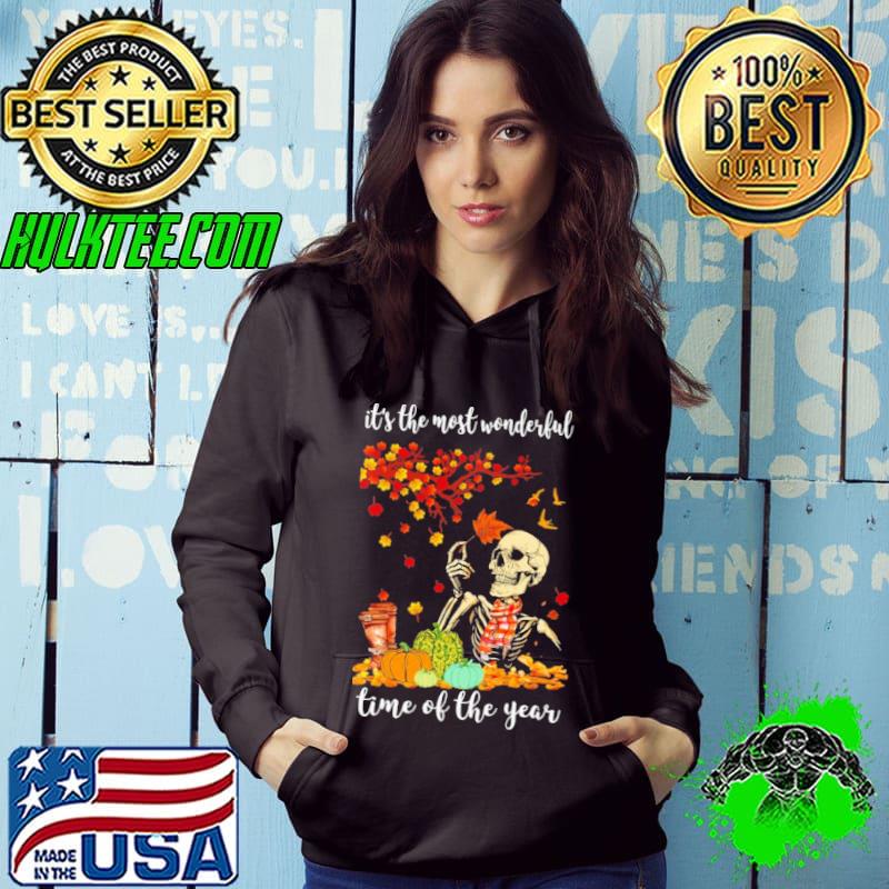 It's The Most Wonderful Time Of The year Skull Autumn Shirt It's The Most Wonderful Time Of The year Skull Autumn Shirt