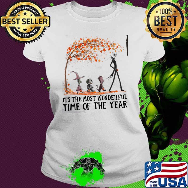 Its the most wonderful time of the year jack skellington autumn s Ladies tee Its the most wonderful time of the year jack skellington autumn s Ladies tee