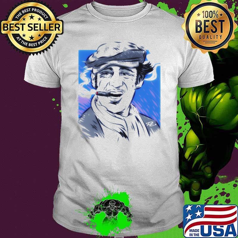 Jean Paul Belmondo An illustration by Paul Cemmick Shirt