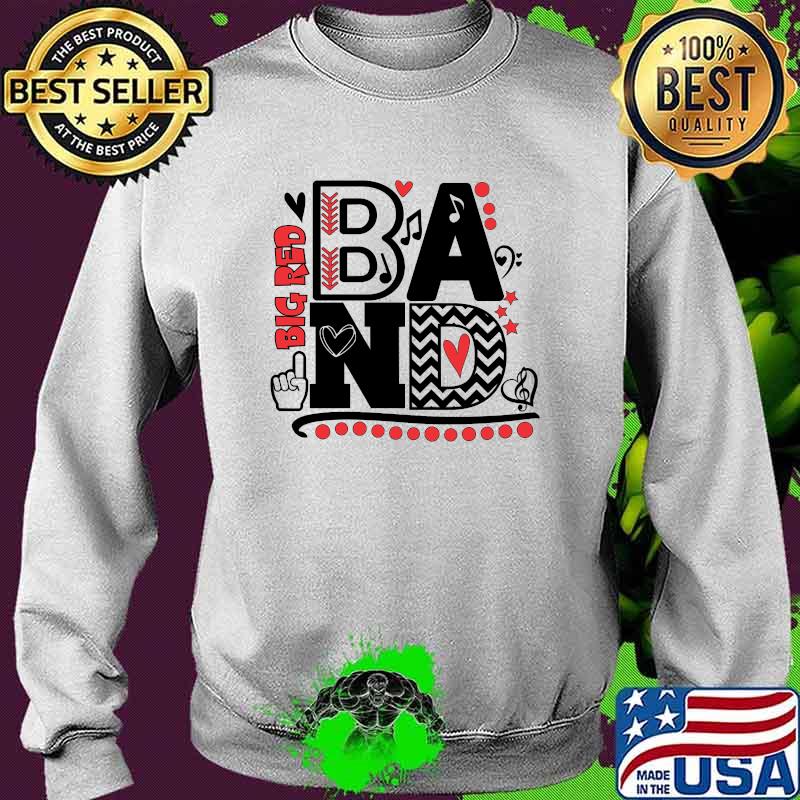 Johnstown Johnnies Big Red Band Block Design T-Shirt Sweater Johnstown Johnnies Big Red Band Block Design T-Shirt Sweater