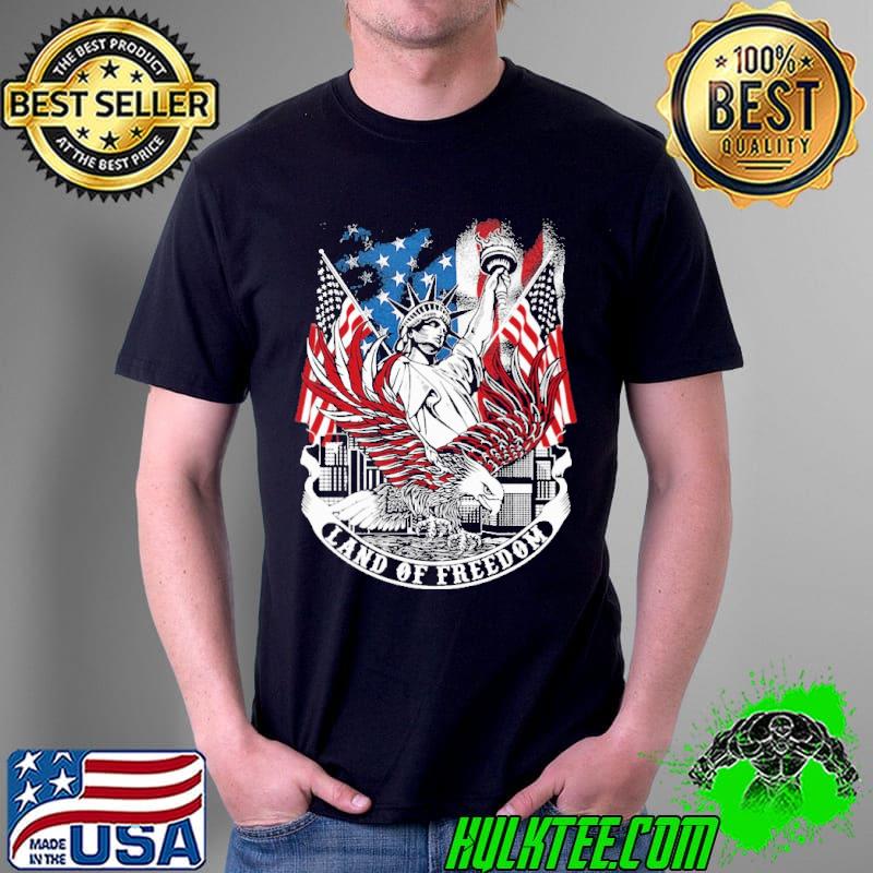 Land of freedom liberty american flag s Unisex Land of freedom liberty american flag s Unisex