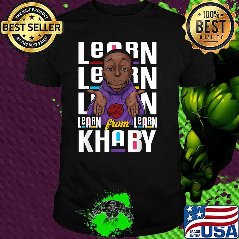 Learn from Khaby Black History Month Black T-Shirt