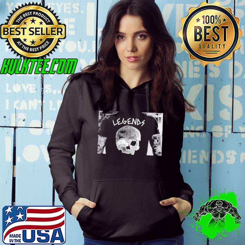 Legends never die skull Halloween shirt