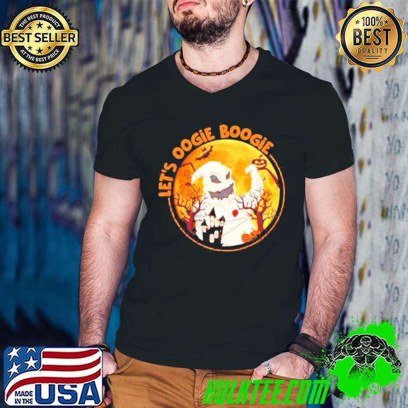 Let’s Oogie Boogie Blood Moon Halloween s Guys V Neck Let’s Oogie Boogie Blood Moon Halloween s Guys V Neck