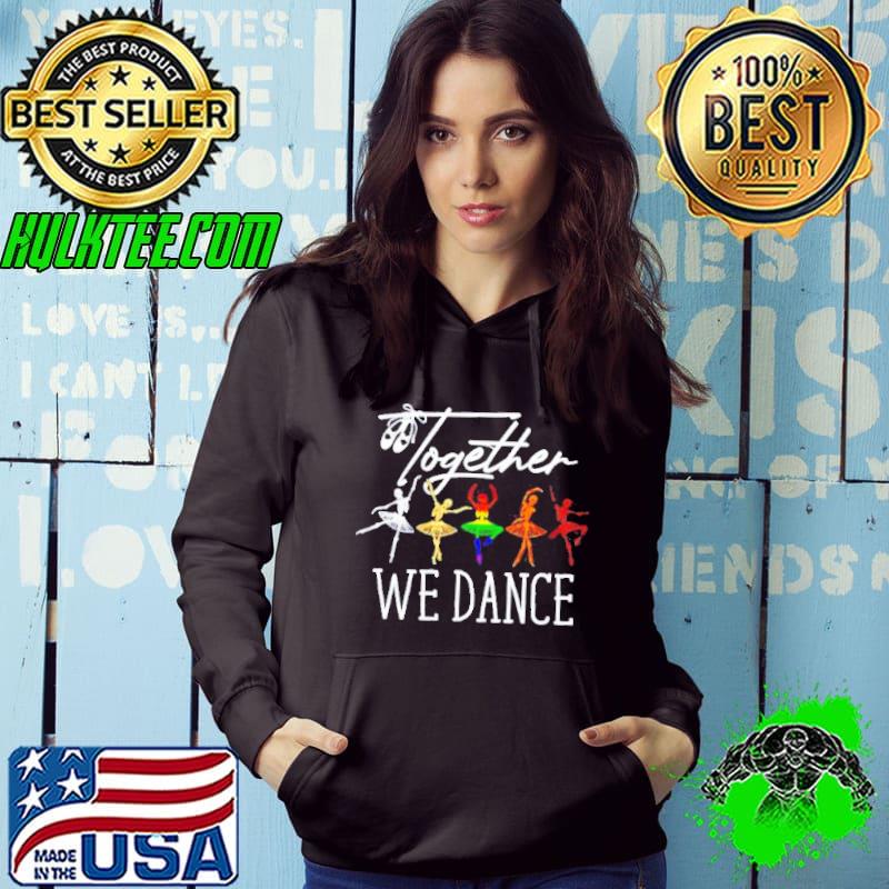 LGBT Skeleton together we dance shirt