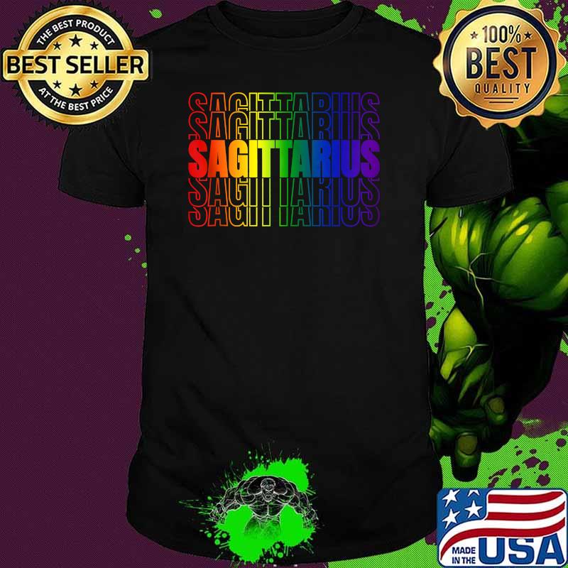 LGBTQ Pride Zodiac Sagittarius T-Shirt
