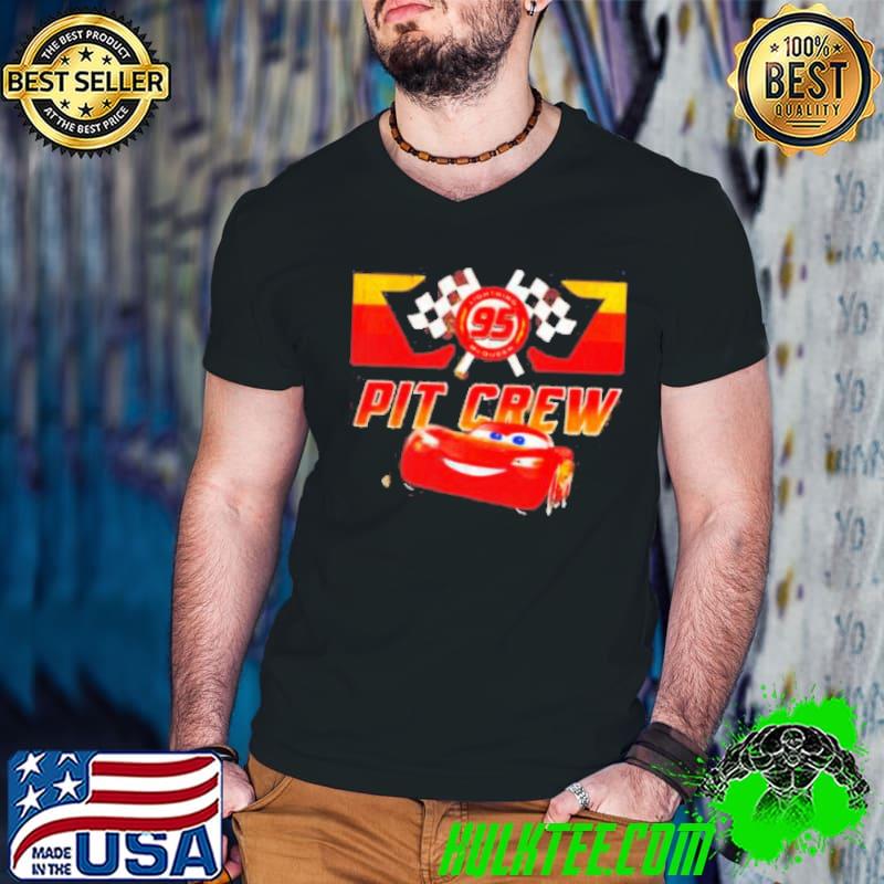 Lightning McQueen Pit crew s Guys V Neck Lightning McQueen Pit crew s Guys V Neck
