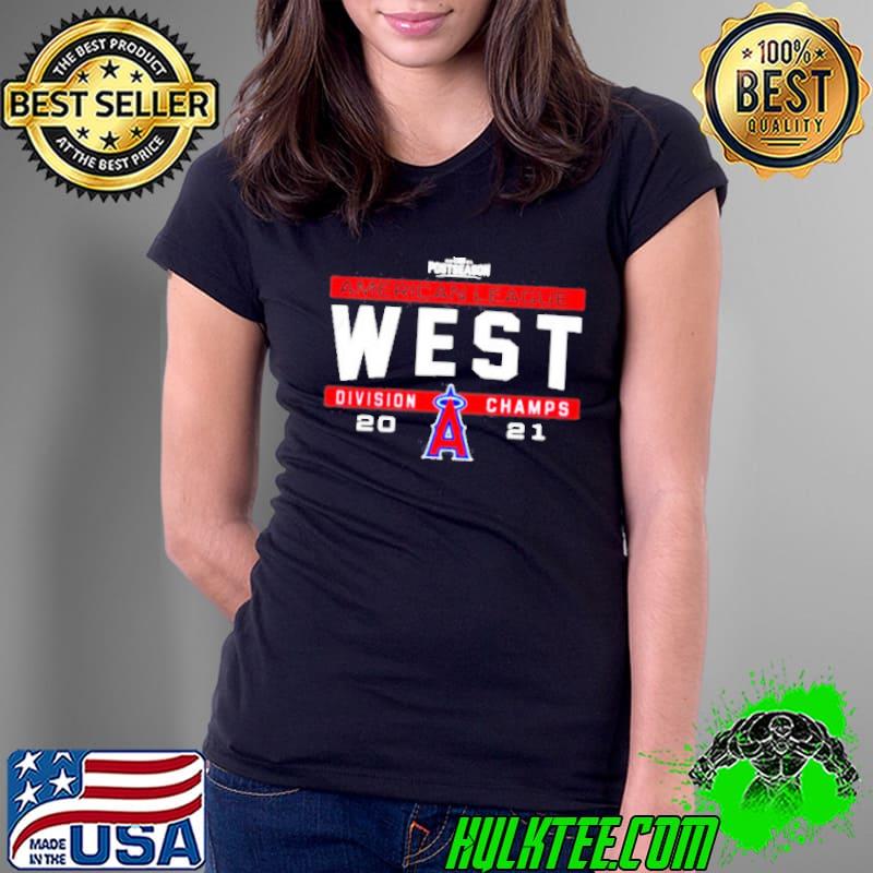 Los Angeles Angels 2021 NL West division champs s Ladies Tee Los Angeles Angels 2021 NL West division champs s Ladies Tee