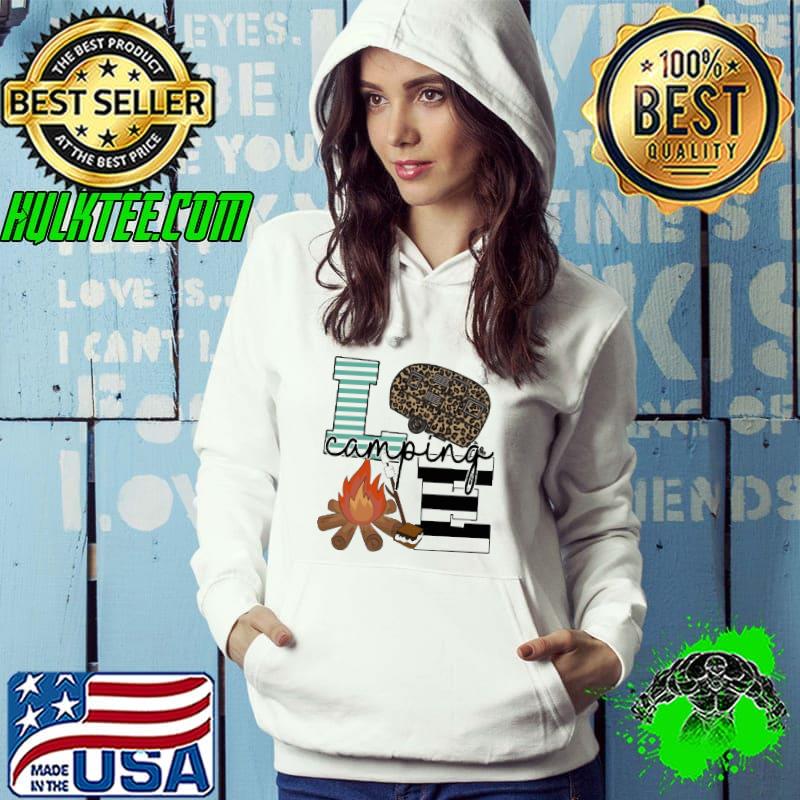 Love Caming leopart fire shirt