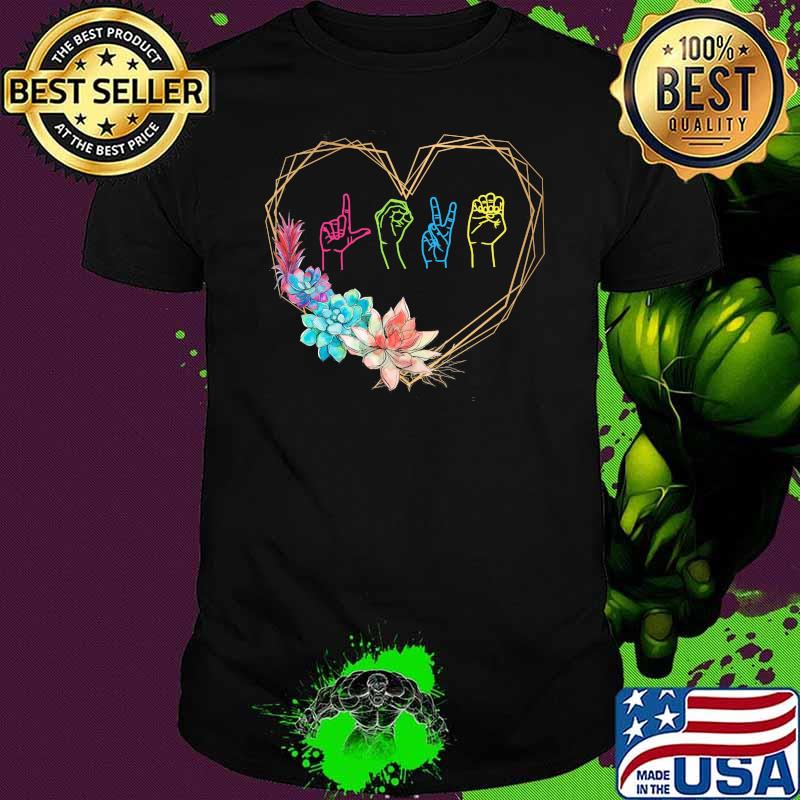 Love Language BML Flower Shirt