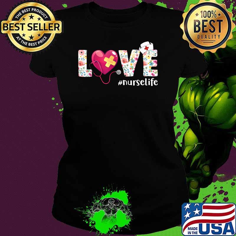 Love Nurse Life Halloween Pumpkin Stethoscope Gifts T-Shirt Ladies tee Love Nurse Life Halloween Pumpkin Stethoscope Gifts T-Shirt Ladies tee