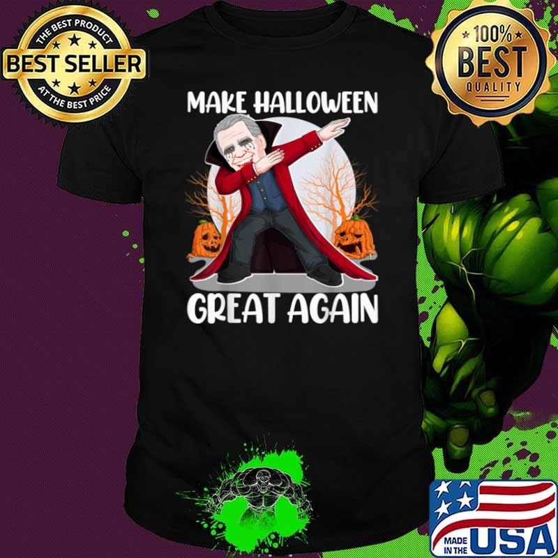 Make Halloween Great Again Quote Anti Biden Vampire Shirt