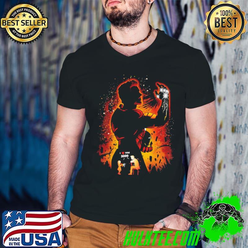 Man Of Iron I Love you 3000 s Guys V Neck Man Of Iron I Love you 3000 s Guys V Neck