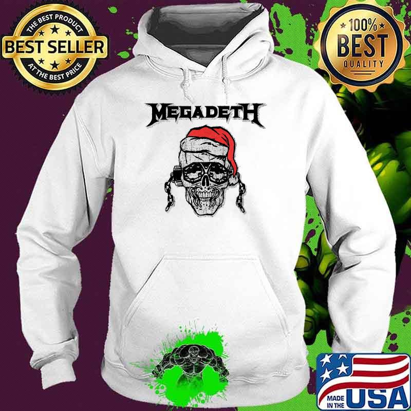 Megadeth Skull Santa Vic Holiday T-Shirt Hoodie Megadeth Skull Santa Vic Holiday T-Shirt Hoodie