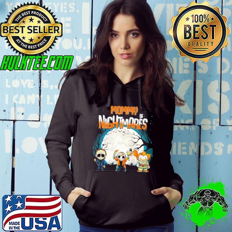 Mommy Of NightMares Halloween Micheal Myers Voorhees Pennywise (IT) shirt