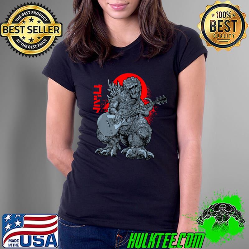 Monster Rock Star Music Guitar T-Shirt Ladies Tee Monster Rock Star Music Guitar T-Shirt Ladies Tee