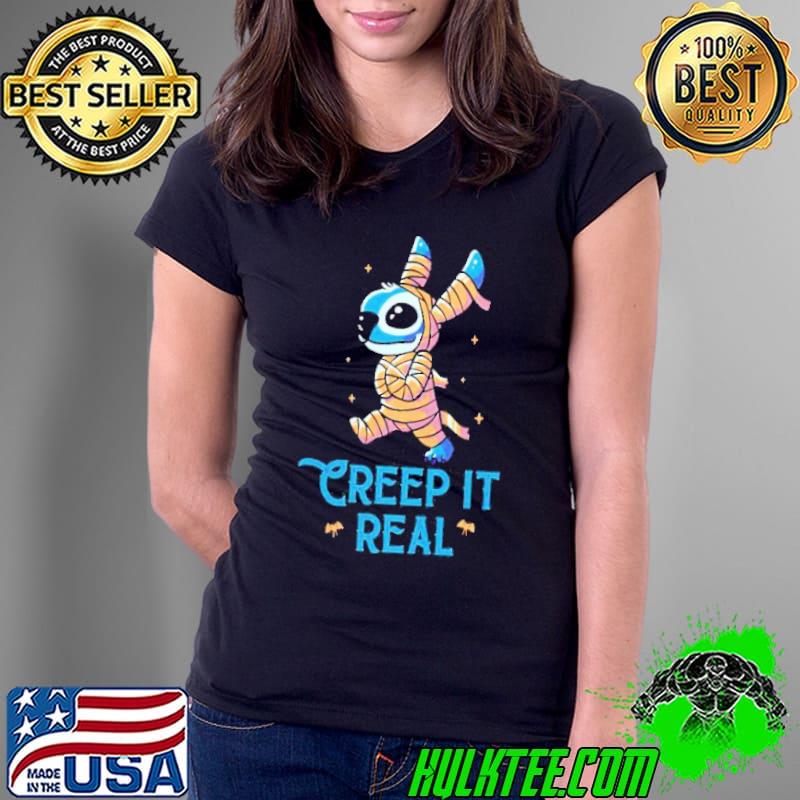 Mummy Stitch creep it real s Ladies Tee Mummy Stitch creep it real s Ladies Tee