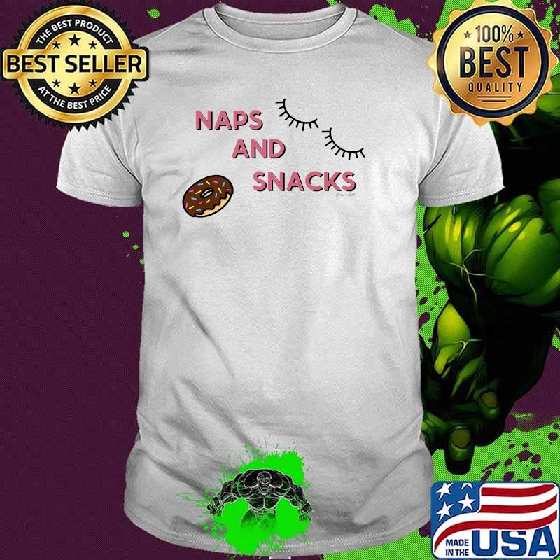 Naps and Snacks Eye And Donut Cake T-Shirt
