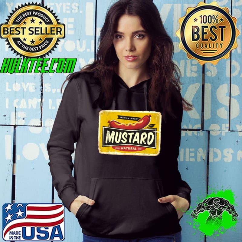 Natural Mustard Sauce Bottle Label Funny Halloween Costume T-Shirt