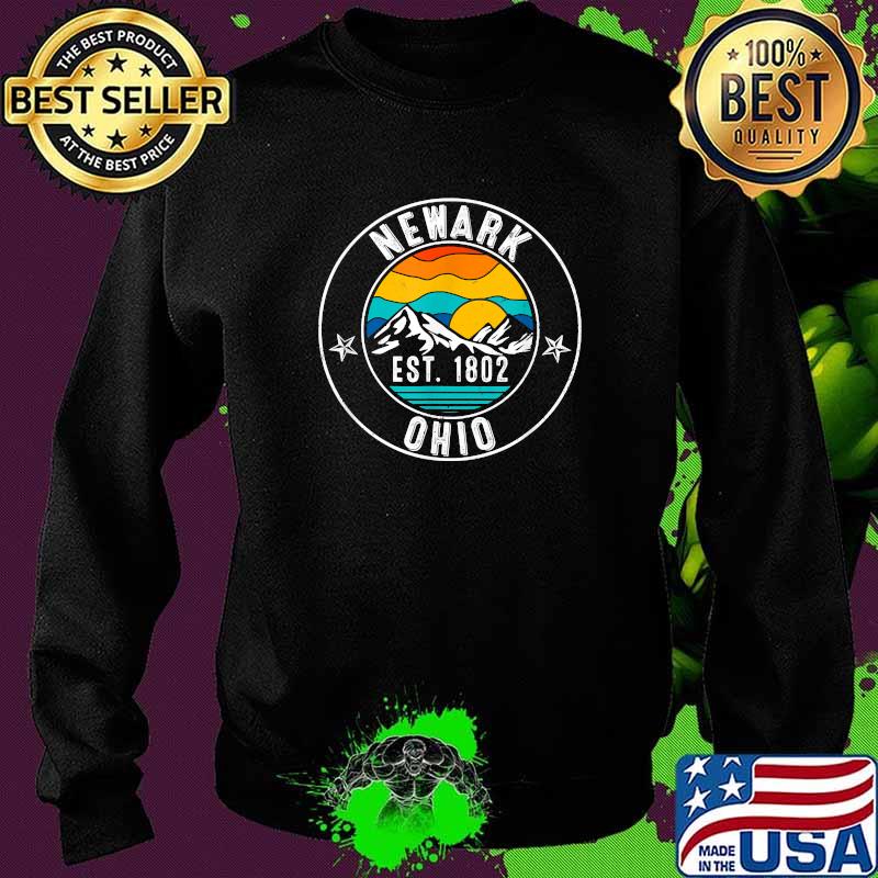 Newark Ohio OH Vintage Sunset T-Shirt Sweater Newark Ohio OH Vintage Sunset T-Shirt Sweater