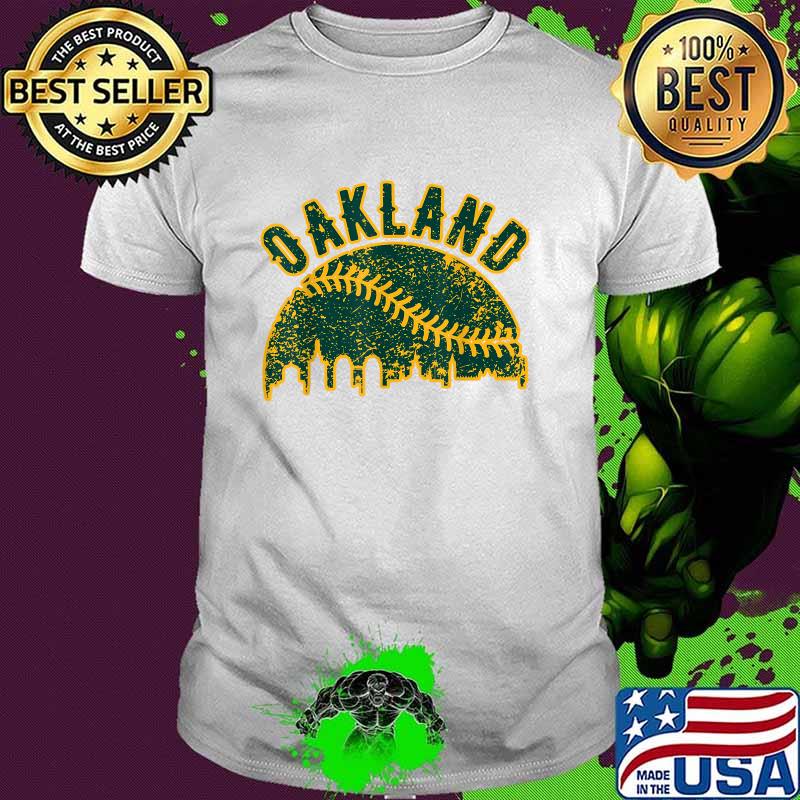 Oakland Vintage Baseball Distressed T-Shirt