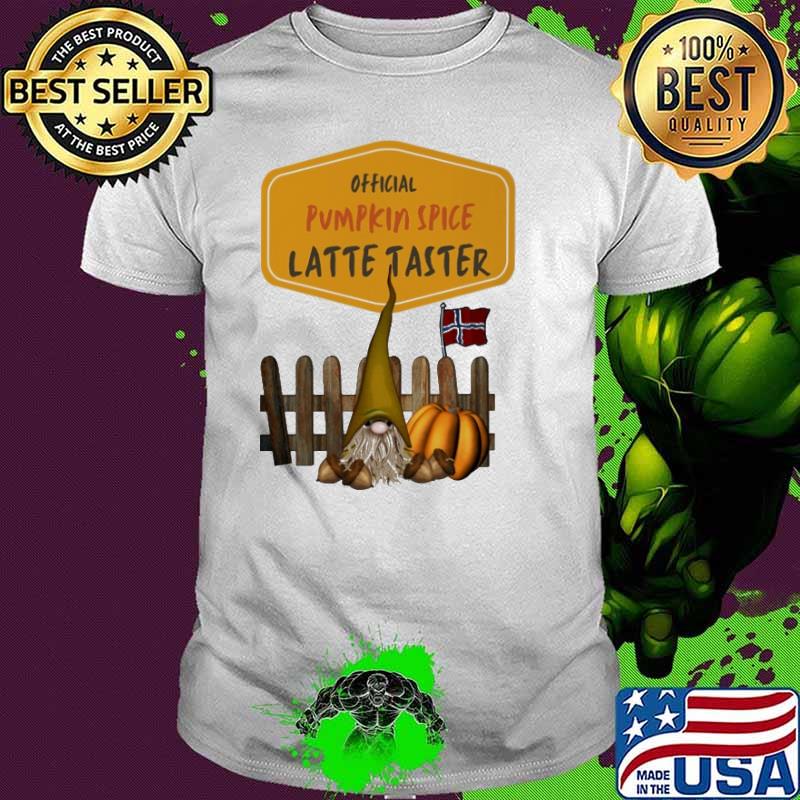 Official Pumpkin Spice Latte Taster Gnome Shirt