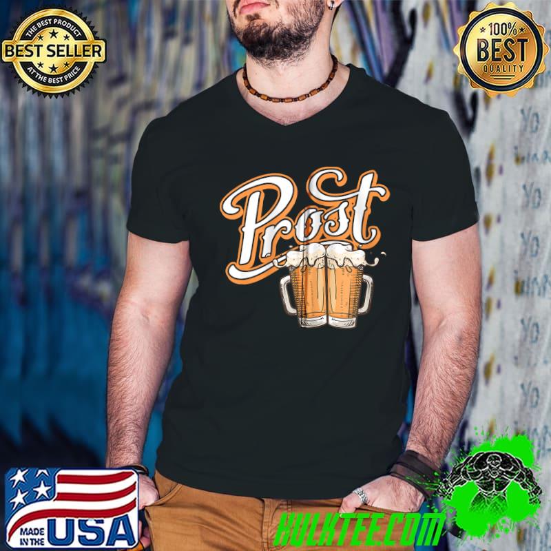 Oktoberfest Prost Vintage German Festival Beer Cheers t-s Guys V Neck Oktoberfest Prost Vintage German Festival Beer Cheers t-s Guys V Neck
