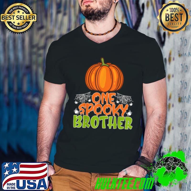 One Spooky Brother Family Halloween Matching Shirt Guys V Neck One Spooky Brother Family Halloween Matching Shirt Guys V Neck