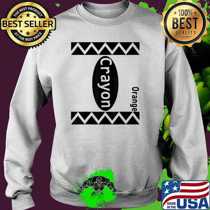 Orange Crayon Box Halloween T-Shirt Sweater Orange Crayon Box Halloween T-Shirt Sweater