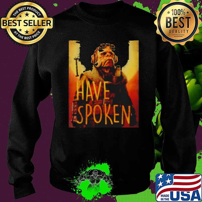 Original star Wars The Mandalorian Kuiil I Have Spoken s Sweater Original star Wars The Mandalorian Kuiil I Have Spoken s Sweater