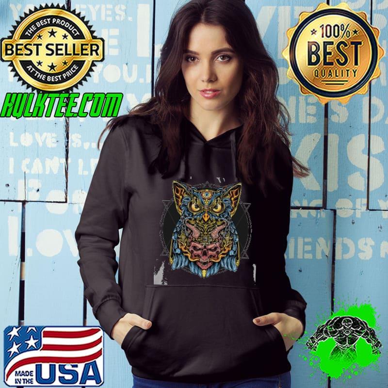 Owl Skull Halloween Shirt