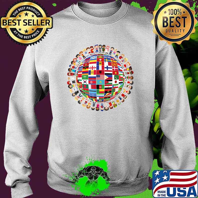 Peace International Day Of Peace National Flags T-Shirt Sweater Peace International Day Of Peace National Flags T-Shirt Sweater