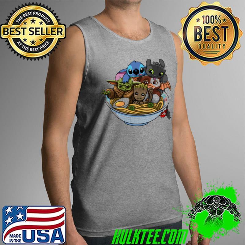 Ramen team kawaii ghost yoda stitch s Tank Top Ramen team kawaii ghost yoda stitch s Tank Top