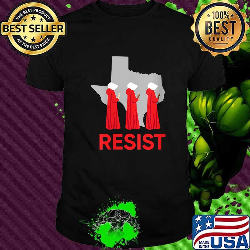 Resist Texas Abortion Law Women Of Color in Throwing Finger T-Shirt