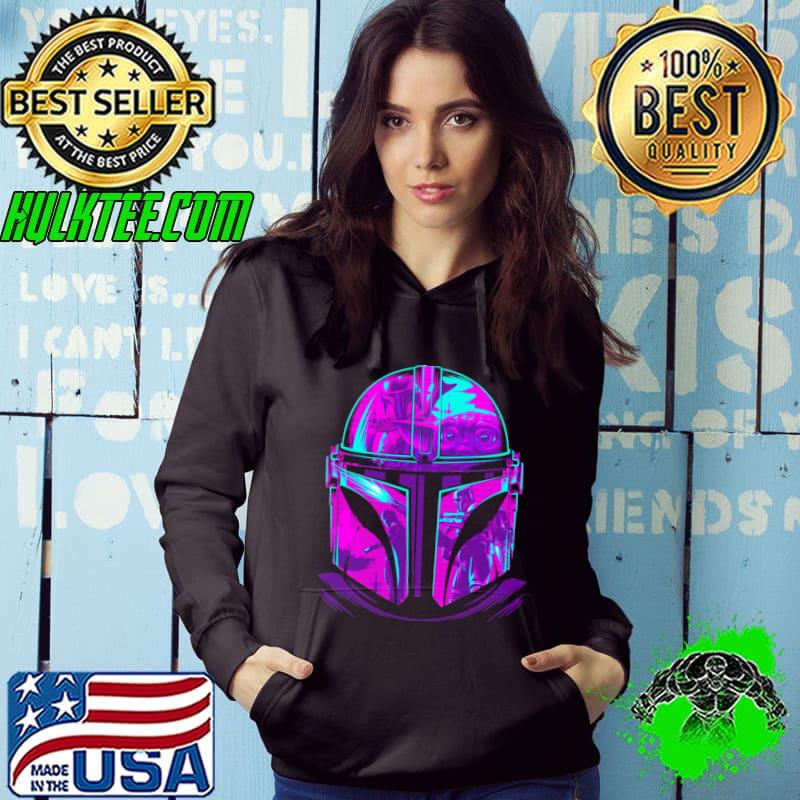 Retro helmet mandalorian shirt