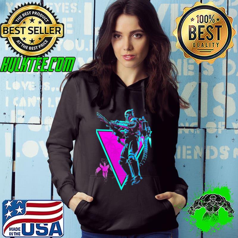 Retro mandalorian ultra star wars shirt