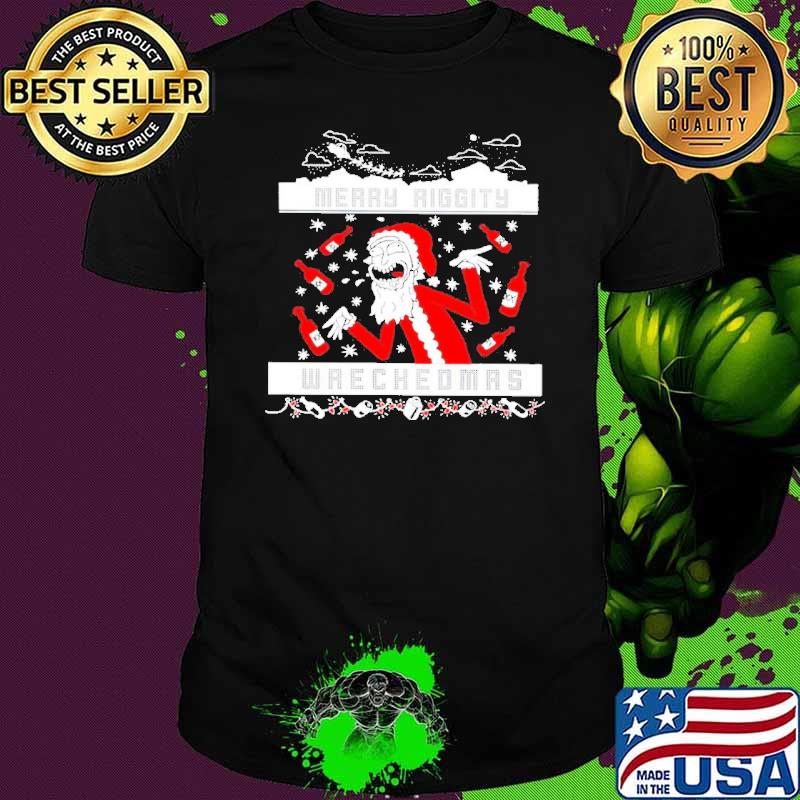Rick and Morty Merry Riggity Wreckedmas Ugly 2021 Shirt