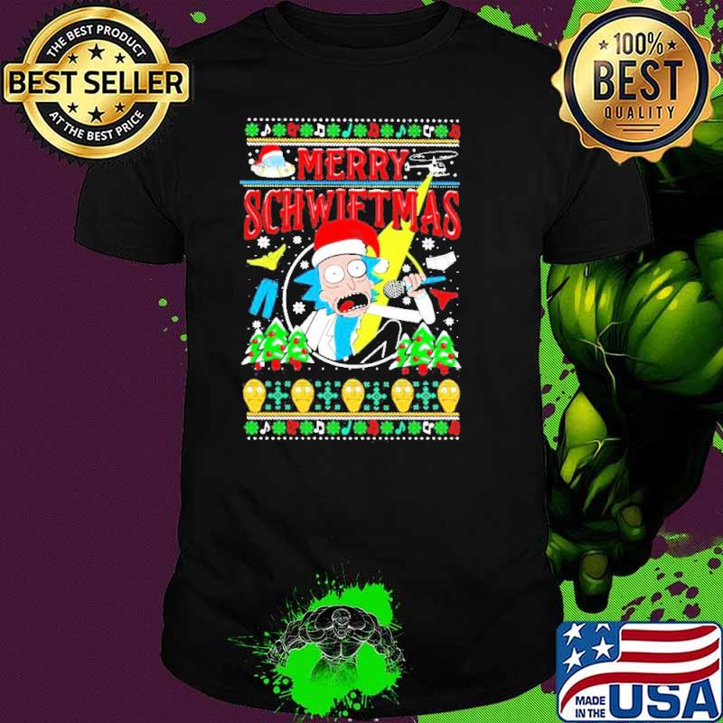 Rick and Morty Merry Schwiftmas Ugly 2021 Shirt