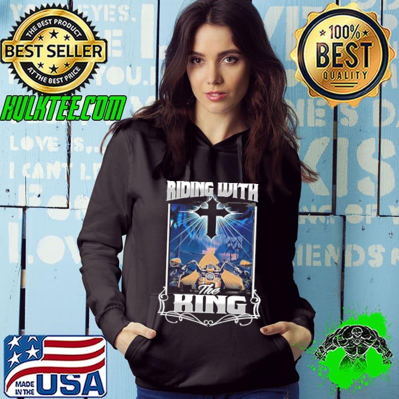 Riding with the king motorcycle cross shirt Riding with the king motorcycle cross shirt