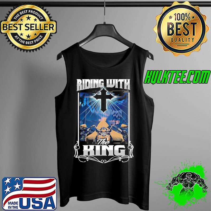 Riding with the king motorcycle cross s Tank Top Riding with the king motorcycle cross s Tank Top