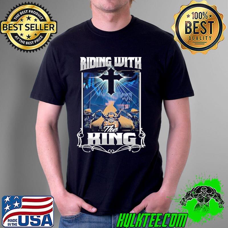Riding with the king motorcycle cross s Unisex Riding with the king motorcycle cross s Unisex