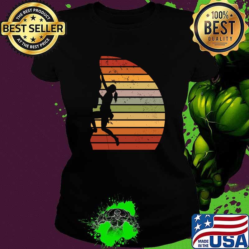 Rock Climbing Vintage Mountain Climber & Hiker t-Shirt Ladies tee Rock Climbing Vintage Mountain Climber & Hiker t-Shirt Ladies tee
