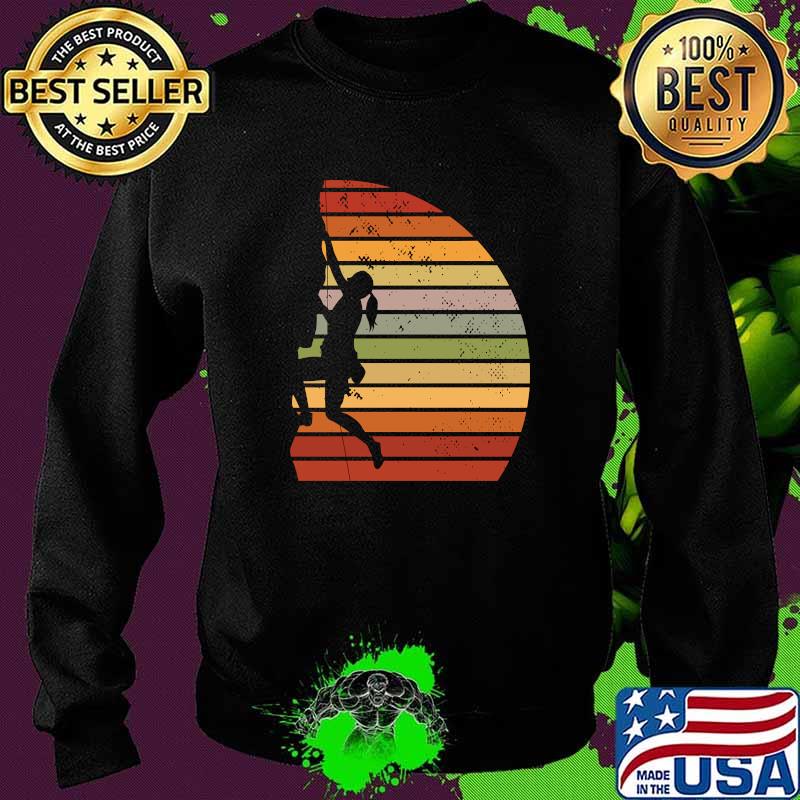 Rock Climbing Vintage Mountain Climber & Hiker t-Shirt Sweater Rock Climbing Vintage Mountain Climber & Hiker t-Shirt Sweater
