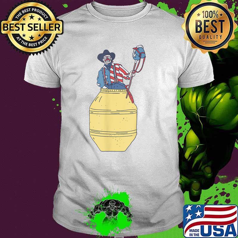 Rodeo Clown - Barrelman - Patriotic Bullfighter T-Shirt