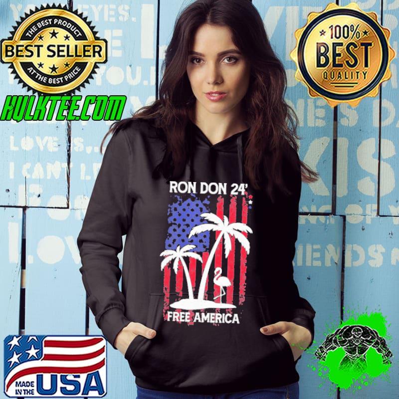 Ron Don 24' Free America Flag shirt